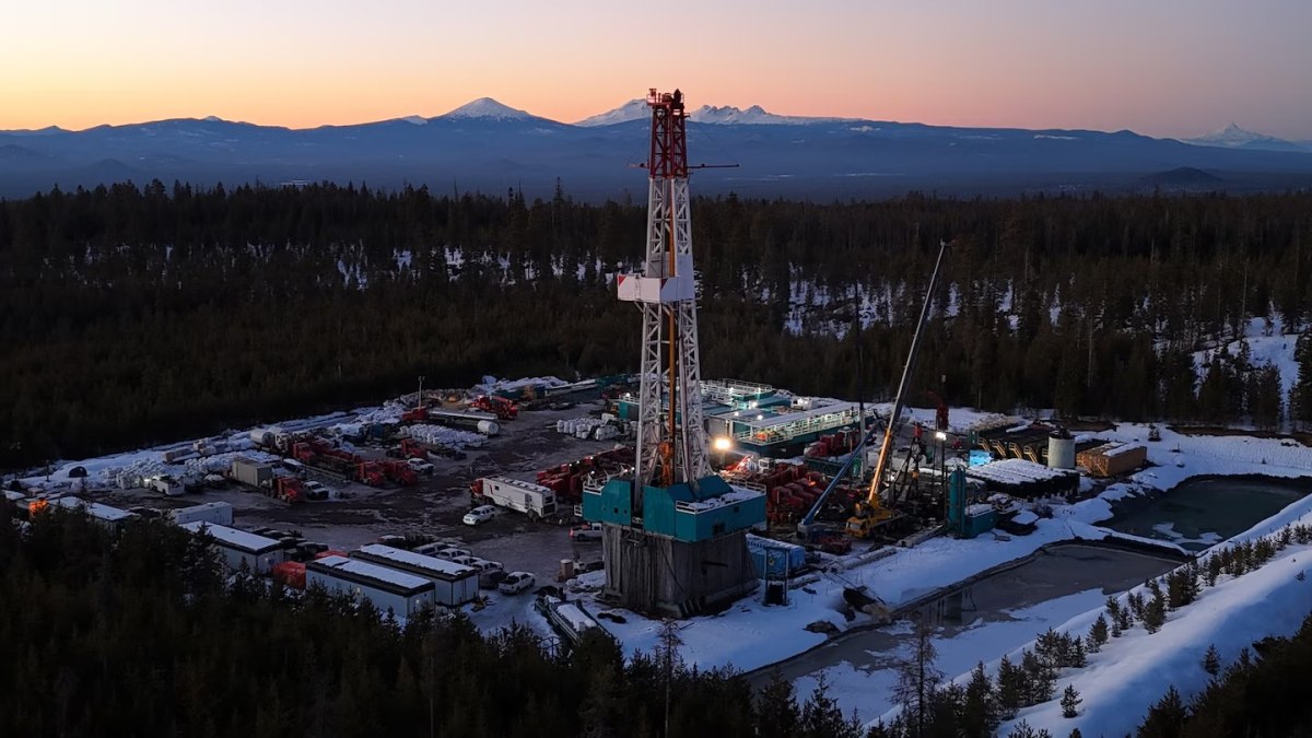 Η εγκατάσταση της Mazama Energy στο ηφαίστειο Νιούμπερι του Όρεγκον (Mazama Energy)