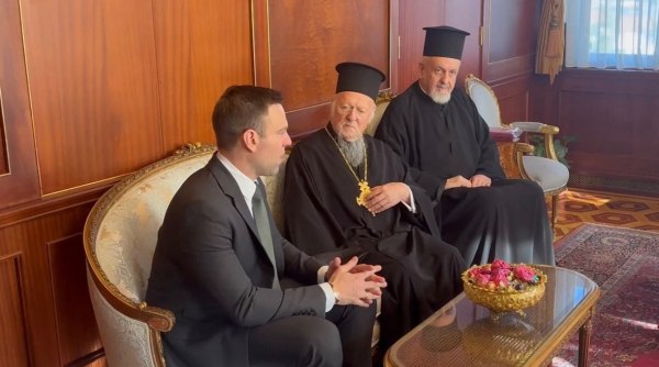 Συνάντηση Στέφανου Κασσελάκη με τον Οικουμενικό Πατριάρχη Βαρθολομαίο στο Φανάρι