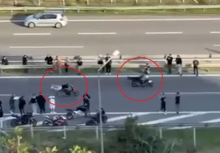 Χαλκίδα: Ταυτοποιήθηκαν 4 άτομα για τις κόντρες με μηχανές στην εθνική οδό – Βίντεο ντοκουμέντο