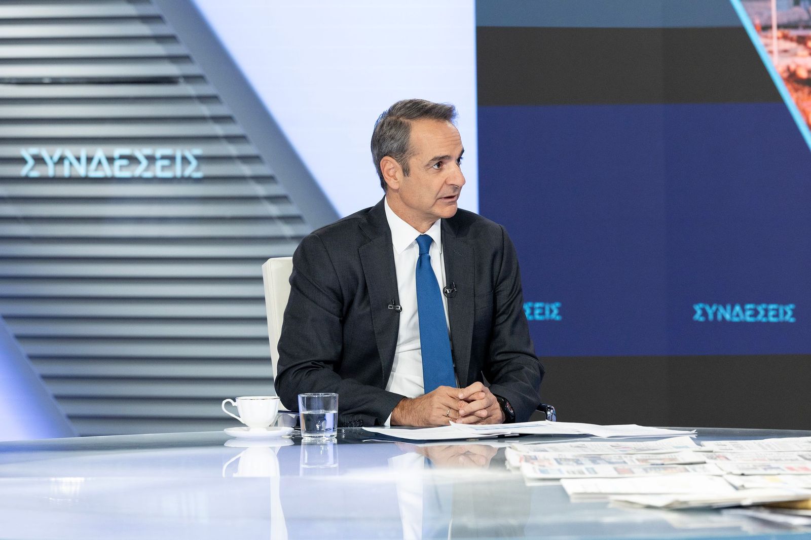 Οι τέσσερεις αποδέκτες της συνέντευξης του Κυριάκου Μητσοτάκη