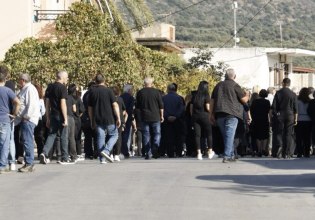 Βορίζια: «Να πας στην ευχή μου, Βαγγελιώ» — Ράγισαν καρδιές στην πομπή προς το νεκροταφείο για την Ευαγγελία Φραγκιαδάκη