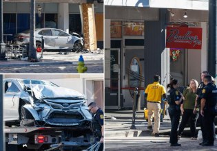 Φλόριντα: Η στιγμή που το αυτοκίνητο κατέληξε σε μπαρ μετά από καταδίωξη [βίντεο]