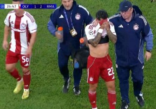 Ολυμπιακός: Αναγκαστική αλλαγή λόγω τραυματισμού ο Τσικίνιο (vid)