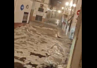 Ισπανία: Καταρρακτώδεις βροχές και πλημμύρες κοντά στη Μάλαγα, στα νότια της χώρας