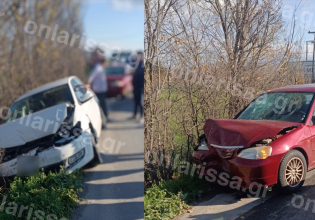 Λάρισα: Καραμπόλα τεσσάρων οχημάτων – Στο νοσοκομείο 22χρονη τραυματίας