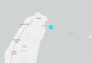 Ταϊβάν: Σεισμός 7 βαθμών σημειώθηκε σε περιοχή στα βορειοανατολικά της νήσου