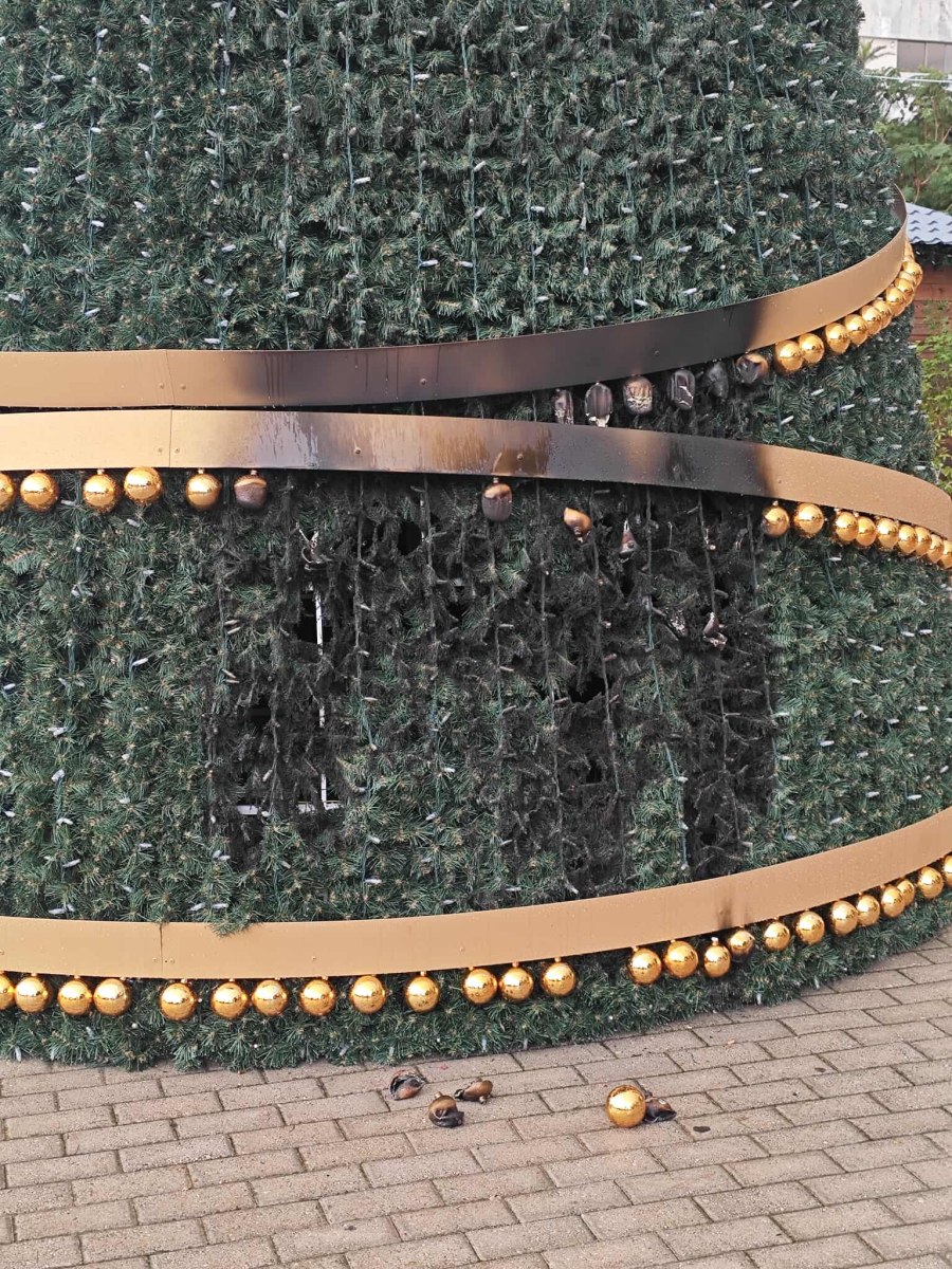 Δήμος Χίου για τον βανδαλισμό του Χριστουγεννιάτικου δέντρου: «Λύπη, στεναχώρια και ένα μεγάλο ‘γιατί;’»