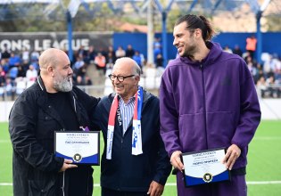 Η Ελλάς Σύρου βράβευσε Γιώργο Πρίντεζη και Κώστα Καραπαπά (vid, pics)