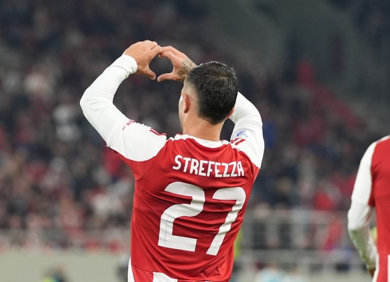 Στρεφέτσα: «Κυνηγούσα πολύ αυτό το γκολ – Έτοιμος ο Ολυμπιακός για το παιχνίδι με την Καϊράτ»