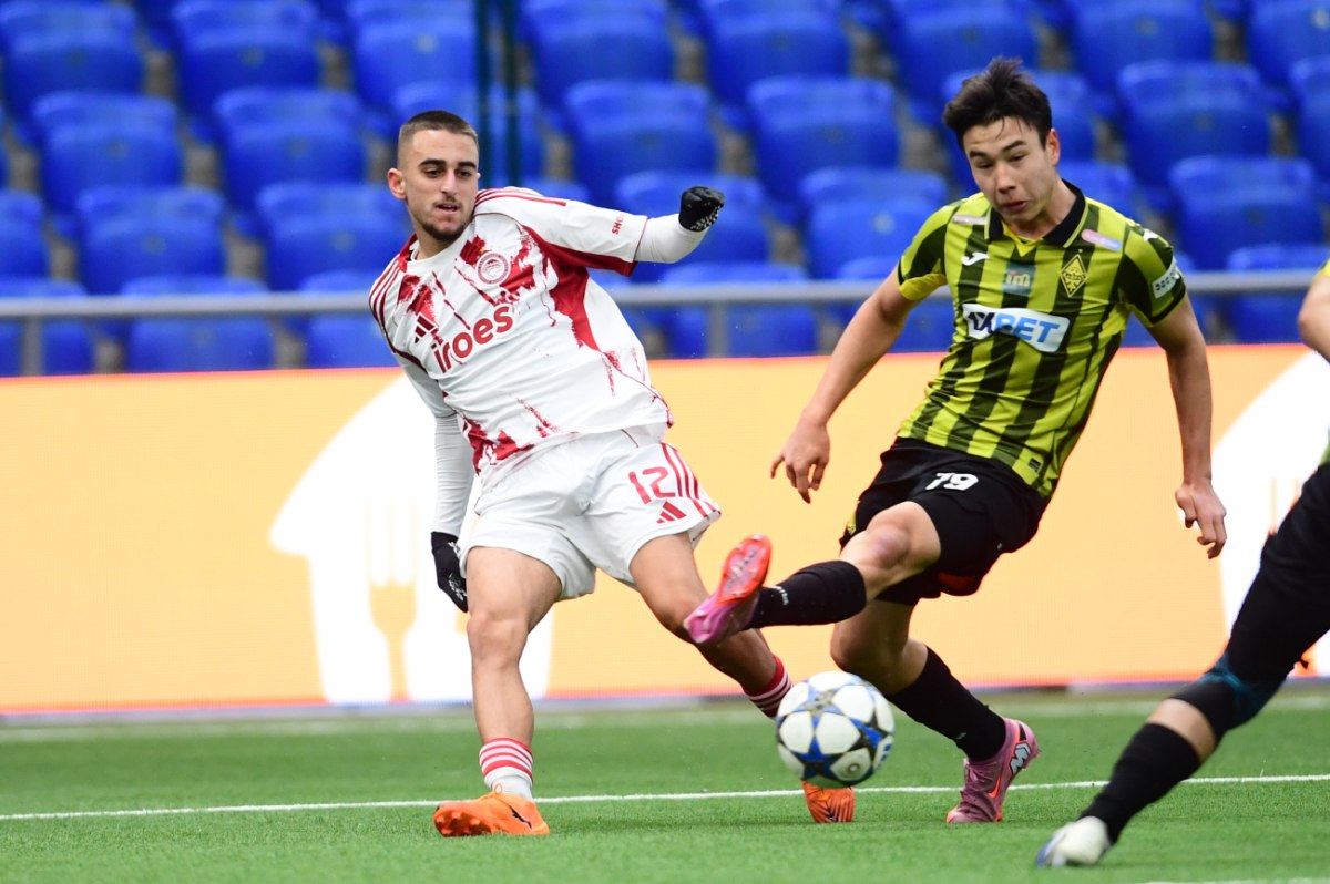 Η Καϊράτ Κ19 άνοιξε το σκορ κόντρα στον Ολυμπιακό Κ19 με τον Μπαγκντάτ (vid)