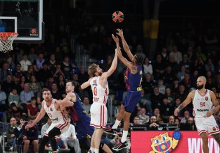 Μπαρτσελόνα – Ολυμπιακός 98-85: Κλάιμπερν και Πάντερ «καθάρισαν» στη Βαρκελώνη