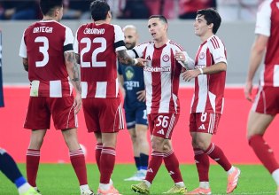 Ολυμπιακός – Ηρακλής 4-0 στο ημίχρονο: Δείτε τα γκολ (vid)