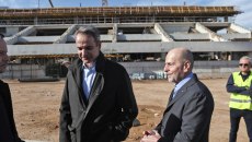 Μητσοτάκης, Δούκας και Αλαφούζος μαζί στον Βοτανικό: «Το γήπεδο θα παραδοθεί τον Μάιο του 2027»