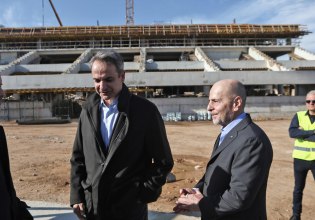 Μητσοτάκης, Δούκας και Αλαφούζος μαζί στον Βοτανικό: «Το γήπεδο θα παραδοθεί τον Μάιο του 2027»