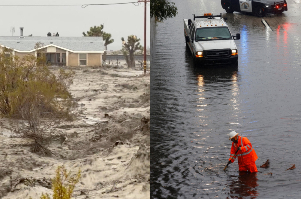 Λος Άντζελες: Κατάσταση έκτακτης ανάγκης εξαιτίας των σφοδρών βροχοπτώσεων – Πλημμύρες και διασώσεις πολιτών