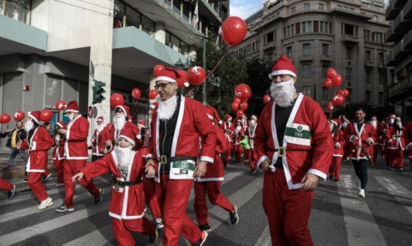 «Athens Santa Run 2025»: Κυκλοφοριακές ρυθμίσεις την Κυριακή στο κέντρο της Αθήνας