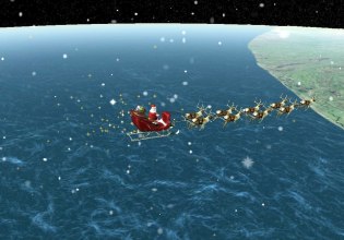 Ξεκίνησε το μεγάλο ταξίδι του Άη Βασίλη – Δορυφόροι παρακολουθούν την πορεία του