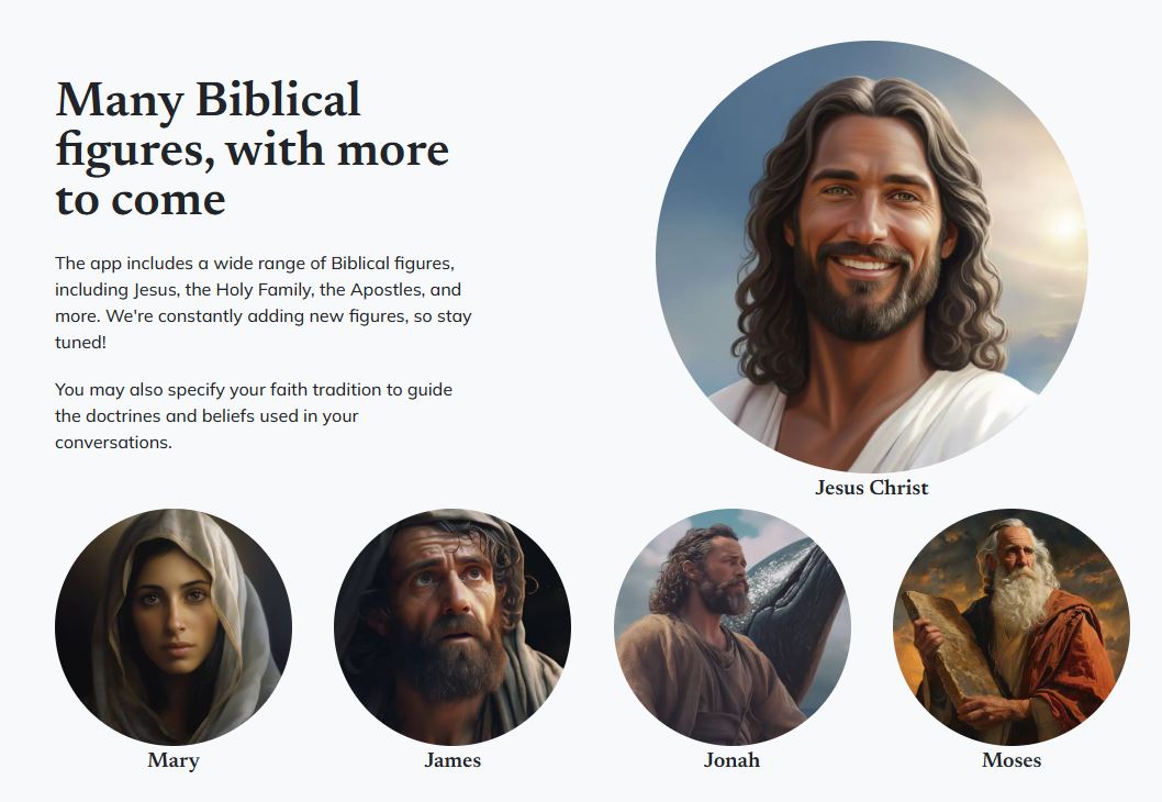 Το Text With Jesus προσφέρει συνομιλίες με διάφορους βιβλικούς χαρακτήρες (Text With Jesus)