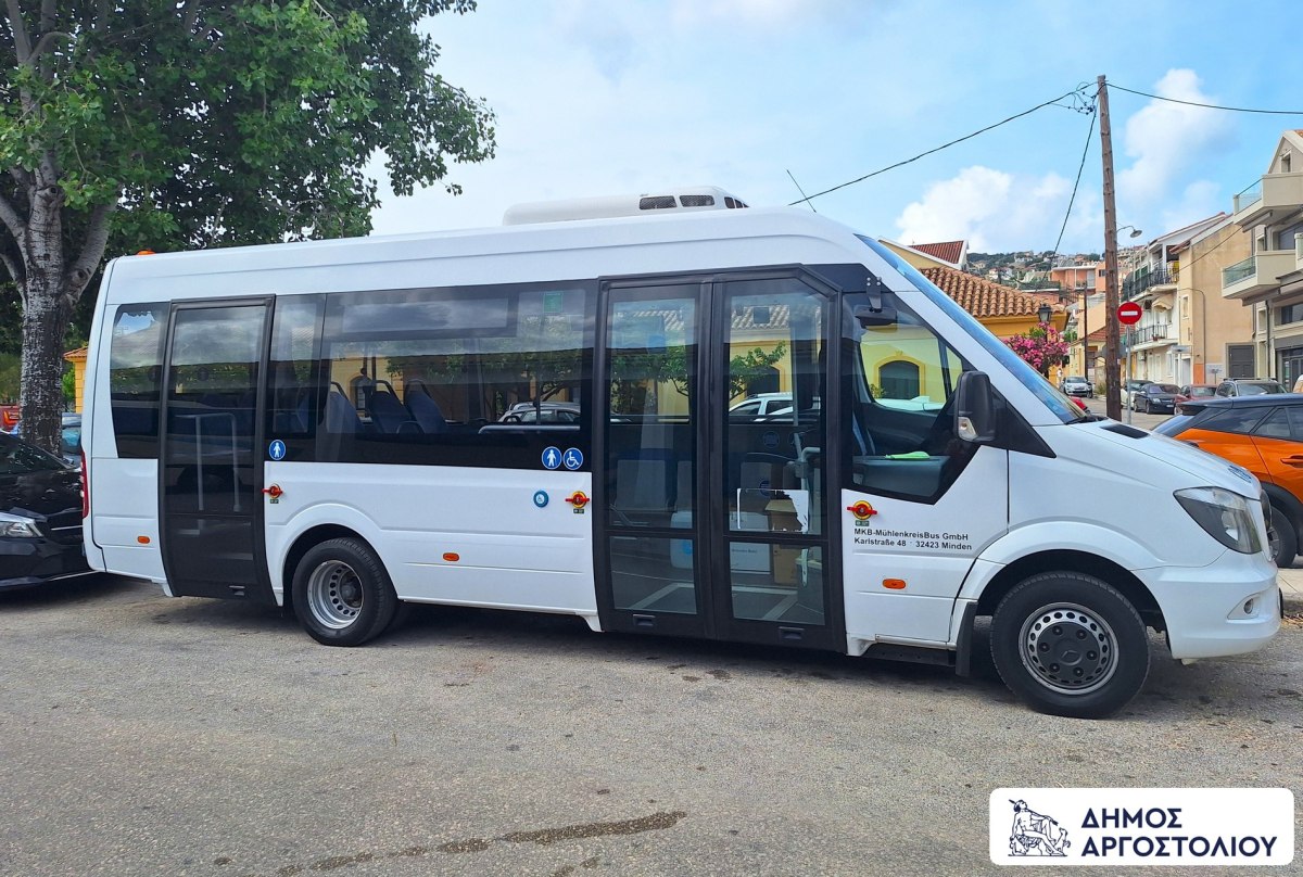 Αργοστόλι: Σε λειτουργία η δημοτική συγκοινωνία, χωρίς εισιτήριο για όλους