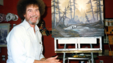 Ο ζωγράφος Μπομπ Ρος κάτω από την αφάνα – Αγνώριστος, σε νεαρή ηλικία, πριν την περμανάντ