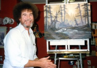 Ο ζωγράφος Μπομπ Ρος κάτω από την αφάνα – Αγνώριστος σε νεαρή ηλικία πριν την περμανάντ