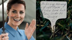 «Κάθε λουλούδι, κάθε φως» – Το χειρόγραφο σημείωμα της Κέιτ Μίντλετον σε όσους έχασαν τη ζωή τους από καρκίνο