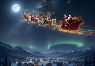 Άγιος Βασίλης: Πού βρίσκεται; Δείτε live το ταξίδι του σε όλο τον κόσμο