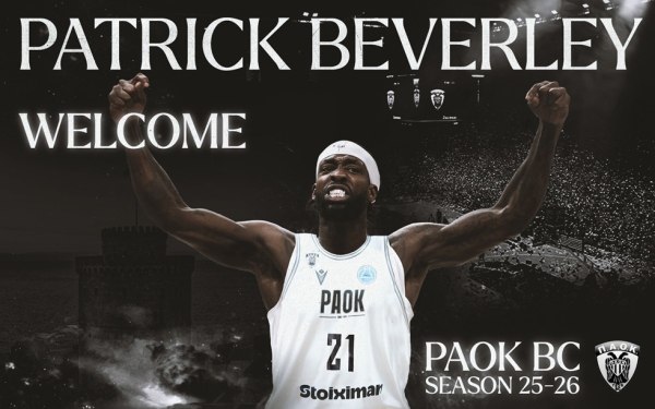 Ανακοινώθηκε επίσημα ο Πάτρικ Μπέβερλι από τον ΠΑΟΚ