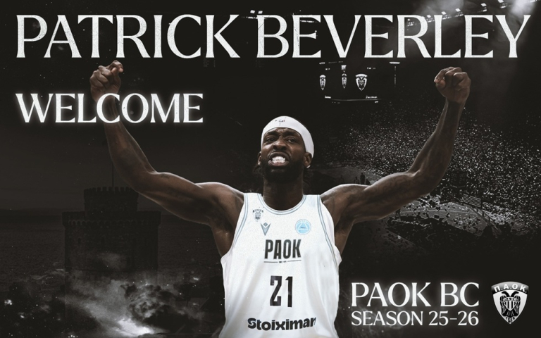 Ανακοινώθηκε επίσημα ο Πάτρικ Μπέβερλι από τον ΠΑΟΚ