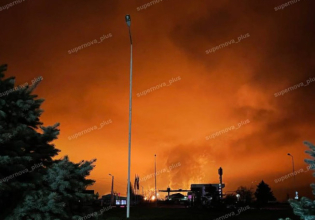 Ρωσία: Πυρκαγιά σε βιομηχανική περιοχή μετά από επίθεση ουκρανικών drones