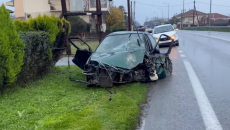 Τραγωδία στη Βέροια: Νεκρός 22χρονος σε τροχαίο τα ξημερώματα των Χριστουγέννων