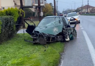 Τραγωδία στη Βέροια: Νεκρός 22χρονος σε τροχαίο τα ξημερώματα των Χριστουγέννων