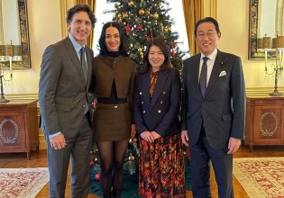 Τι έκαναν οι Τζάστιν Τριντό και Κέιτι Πέρι με τον Φούμιο Κισίντα και τη σύζυγό του, Γιούκο;