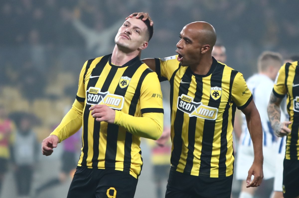 Ατρόμητος-ΑΕΚ 4-1: Με δίδυμο-φωτιά τους Γιόβιτς και Πινέδα (vid)