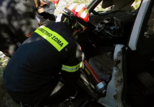 Χανιά: Αυτοκίνητο βγήκε από τον δρόμο και ανετράπη – Εγκλωβίστηκε ένα ζευγάρι