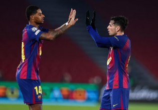 Μπαρτσελόνα – Άιντραχτ Φρανκφούρτης 2-1: Ο Κουντέ έδωσε πολύτιμη νίκη στους «μπλαουγκράνα»