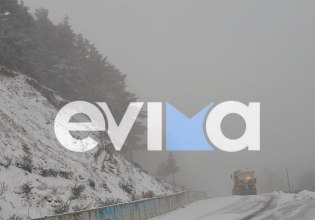 Στα λευκά η Εύβοια – Σε ποια χωριά χιονίζει (φωτογραφίες και βίντεο)
