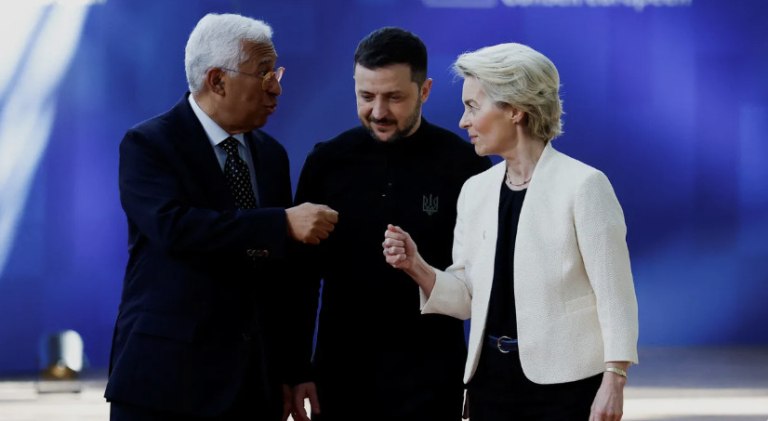 Ουκρανία: Κοινή δήλωση Φον ντερ Λάιεν – Κόστα για τη συνάντηση με Ζελένσκι