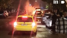Φωτιά σε όχημα στο κέντρο της Αθήνας – Έκλεισε η Μαυροματαίων στο Πεδίον του Άρεως