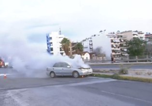 Φάληρο: Δεύτερο αυτοκίνητο τυλίχτηκε στις φλόγες την Κυριακή – Πρόλαβε να απομακρυνθεί ο οδηγός