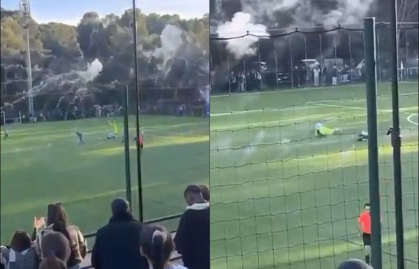 Γαλλία: Φωτοβολίδες σε αγώνα Κ18 τραυμάτισαν τρεις ποδοσφαιριστές (vid)