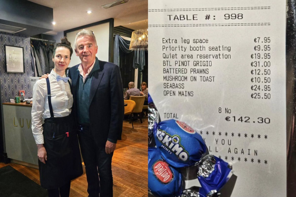 Προσωπικό εστιατορίου τρολάρει τον CEO της Ryanair και τον χρεώνει για «επιπλέον χώρο για τα πόδια»