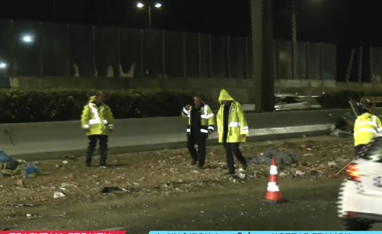 Τροχαίο: Χάος στην άνοδο του Κηφισού μετά την ανατροπή φορτηγού – Δύο τραυματίες