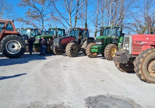 Κιλκίς: Απέκλεισαν με τα τρακτέρ τους το τελωνείο των Ευζώνων οι αγρότες