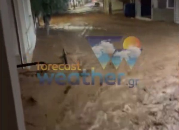 Κακοκαιρία Byron: Εκλεισε η Εθνική Οδός Αθηνών Κορίνθου – Εγκλωβισμένοι οδηγοί – Χείμαρροι οι δρόμοι