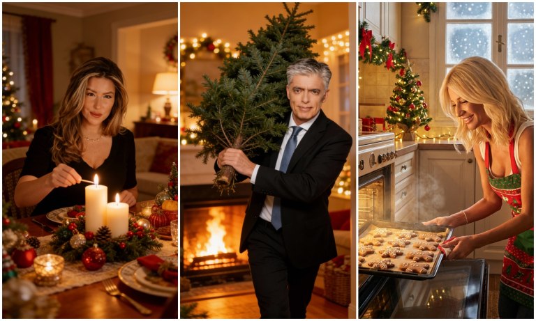 Το MEGA φορά τα γιορτινά του – Η πιο ζεστή AI καμπάνια για τα Χριστούγεννα