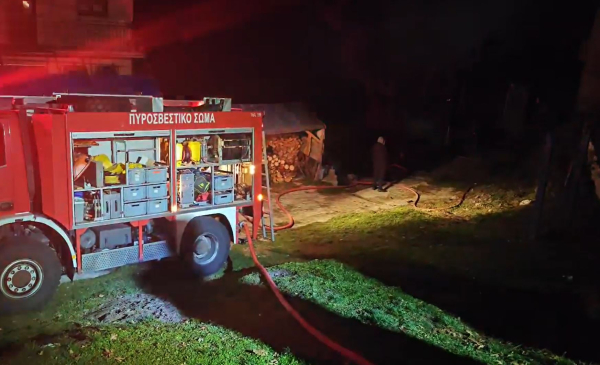 Πυρκαγιά στο Ανήλιο Μετσόβου: Κάηκαν δυο σπίτια, σοβαρές ζημιές σε τρίτο