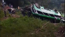 Μεξικό Τροχαίο λεωφορείο