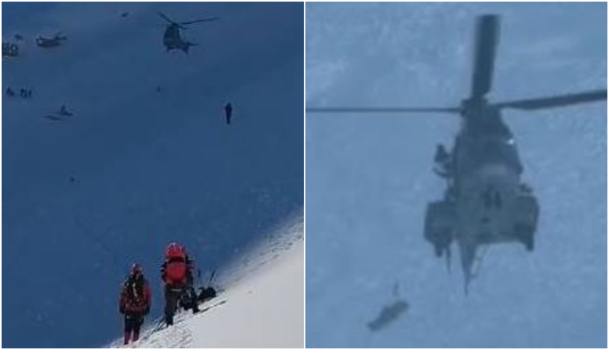 Βαρδούσια: Η στιγμή της ανάσυρσης των τεσσάρων ορειβατών που έχασαν τη ζωή τους