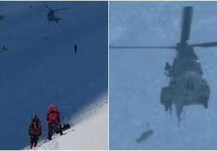 Βαρδούσια: Η στιγμή της ανάσυρσης των τεσσάρων ορειβατών που έχασαν τη ζωή τους